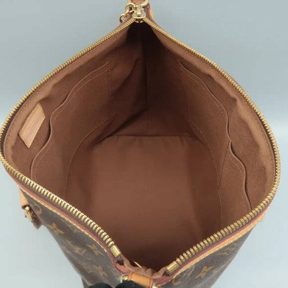 100% Authentic Louis Vuitton Palermo Brown Monogram Canvas Satchel - Picture 10 of 12